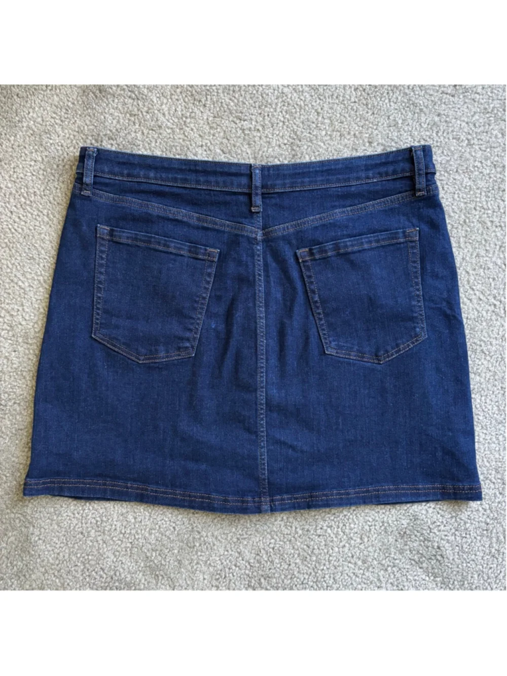 NWOT LOFT Outlet Denim Button Front Mini Skirt | Sz 14